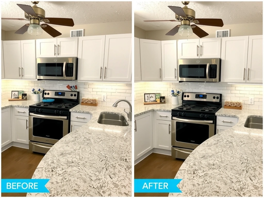 Imagine curățenie profundă bucătărie rezidențială