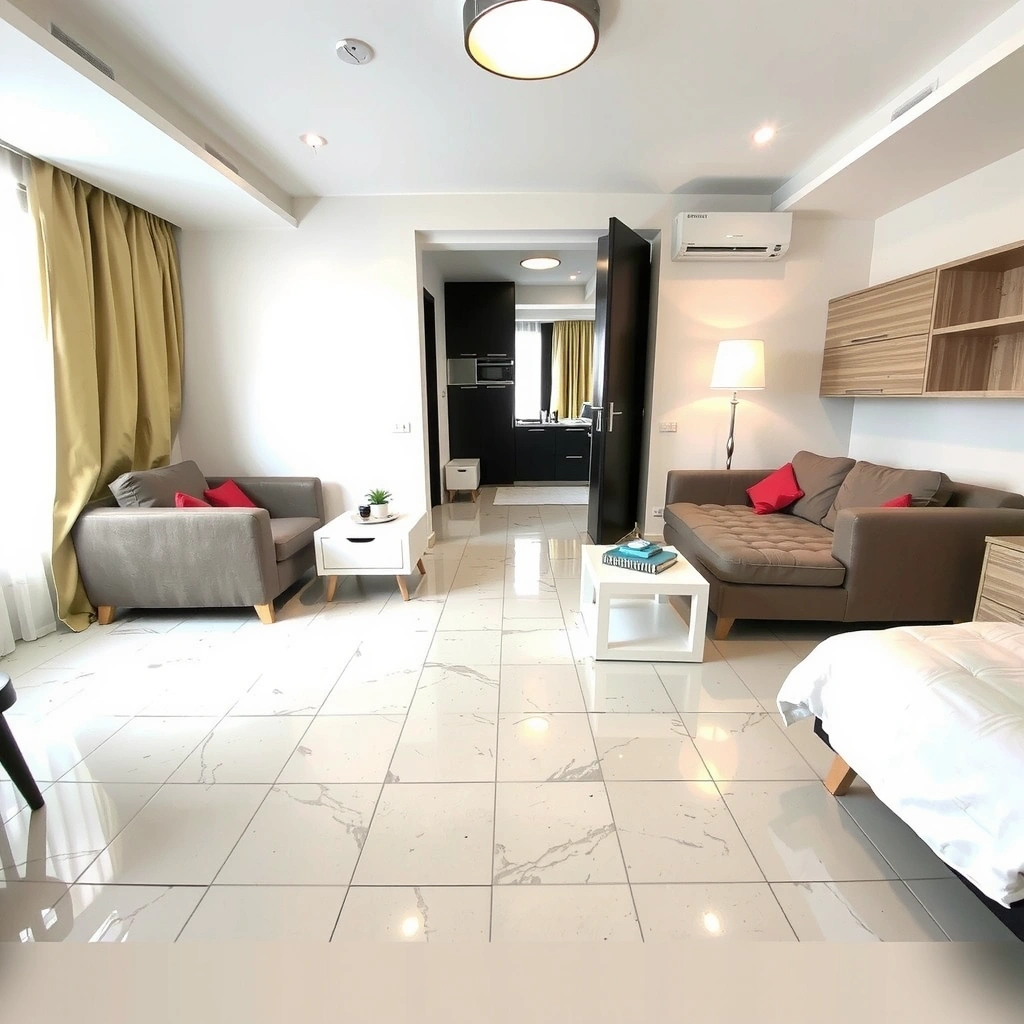 Imagine după curățenie apartament Brașov