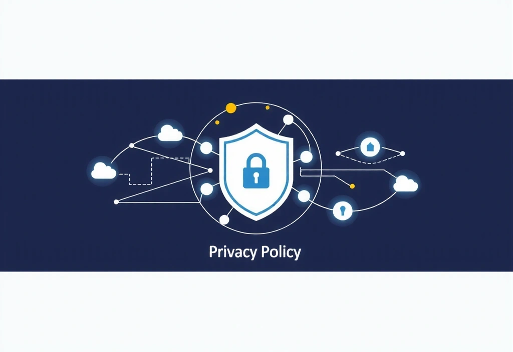 Imagine ilustrativă cu un simbol de confidențialitate și securitate a datelor