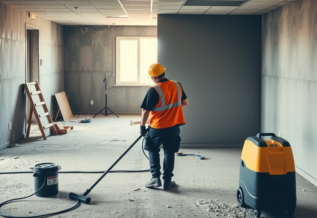 Curățenie specializată după construcție